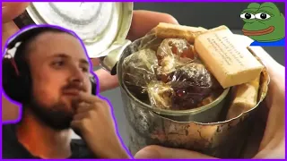 Forsen Reacts To 1942 US Army Field Ration Vintage MRE