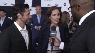 Upfront 2017: Michelle Dockery and Juan Diego Botto on the Red Carpet