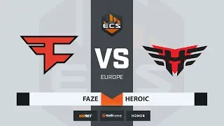 [RU] FaZe vs Heroic | Map 1: Inferno | ECS Season 8 Europe