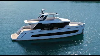 NEW 23 m Motor Yacht For Sale from MENGI YAY shipyard. Ready to go! Interior walkthrough.