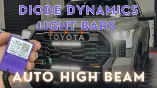 How To: 22+ Tundra - Wiring Diode Dynamics Light Bars To Auto High Beams