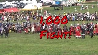 Over 1,000 Fight In Massed Field Battle Pennsic