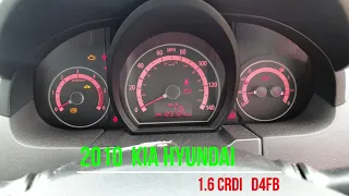 KIA Hyundai 1.6 CRDI D4FB ENGINE IDLE