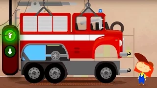 Мультфильм про машинки - Доктор Машинкова 🚗 - Пожарная машина🚒