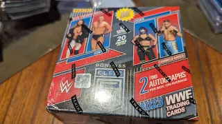 Opening a Hobby Box of 2023 WWE Panini Donruss Elite Wrestling Trading Cards 2 HOF Autos!