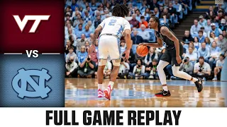 Virginia Tech vs. North Carolina Full Game Replay | 2023-24 ACC Men's Basketball