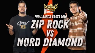 Zip Rock (Action Man Crew) vs Nord Diamond (Top Nine) ★ FINAL BBoys Solo ★ 2021 ROBC x WDSF