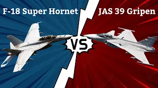 F/A-18 Super Hornet vs JAS 39 Gripen - Fighter Jets