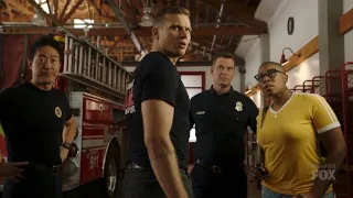 9-1-1 2x01 | Buck sees Eddie for the first time
