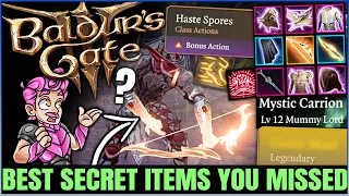 Baldur's Gate 3 - Don't Miss This GAME CHANGING Discovery - 11 Secret Items Weapons Best Gear Guide!