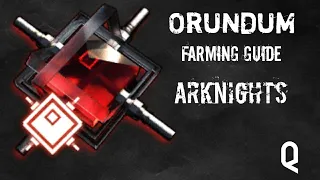 How to Farm Orundum. Up to 2900 Orundums per Week!!. | Arknights Farming Guide.