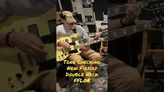 *NEW* Firefly Double Neck | FFLGS | Tone Check #shorts #guitar #doubleneck