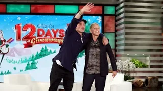 Ellen Makes Brad Pitt's 12 Days Dreams Come True