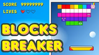 Blocks Breaker - Numberblocks Pixel Game