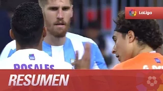 Resumen de Málaga CF (1-0) Sporting de Gijón