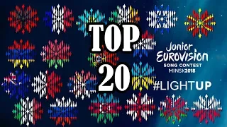 MY TOP 20 | Junior Eurovision 2018