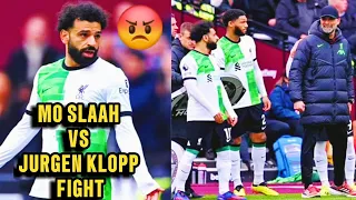 What happened between Mohamed Salah and Jurgen Klopp!