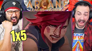 ARCANE 1x5 REACTION!! Episode 5 "Everybody Wants to Be My Enemy" | League Of Legends | Netflix