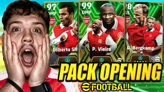 THE LUCKIEST Arsenal Invincible eFootball 2024 Pack Opening!