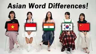 5 Asians are Surprised by their Pronunciation Differences! (Korea, China, Vietnam, Indonesia, India)