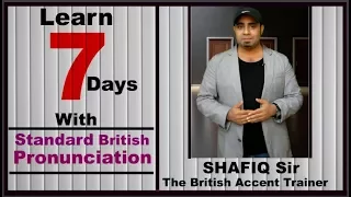 Learn 7 Days Of The Week With Standard British Pronunciation