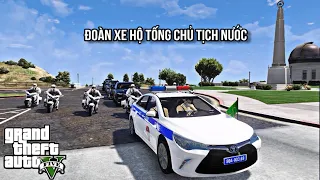 GTA V # Xe Cảnh Vệ Và CSGT Mở Đường Cho Đoàn Xe VIP Tham Gia Hội Nghị Tại Hà Nội  | Ngọc Lâm Gaming