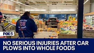 Car plows through Whole Foods market in Bethesda