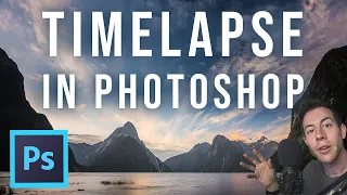 HOW to create a TIMELAPSE in Adobe Photoshop