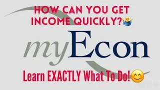 myEcon Review & Training | What To Do FIRST To Get RESULTS Quick!