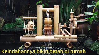 WATER WELL FROM BAMBOO, How to make a water wheel from bamboo