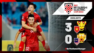 Vietnam 3-0 Malaysia (AFF Mitsubishi Electric Cup 2022: Group Stage)