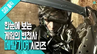 한눈에 보는 게임의 변천사 메탈기어 시리즈 [집마] (Evolution of Metal Gear)