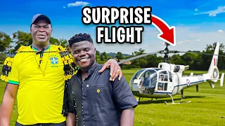 A Suprise Helicopter Flight With The Vice President Of Suriname