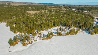 Winter Glamping at Otter Pointe Resort | North Bay, Ontario