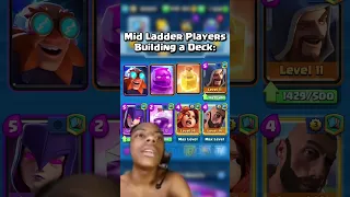 Mid Ladder Players Building Their Deck: