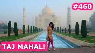 MADE IT TO TAJ MAHAL AND HAVING MIND BLOWING INDIAN FOOD | AGRA DAY 460 | INDIA | TRAVEL VLOG IV