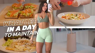 FULL DAY OF EATING TO MAINTAIN MY PHYSIQUE | Krissy Cela