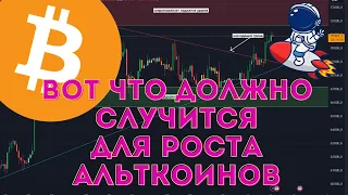 Биткоин, Альткоины, Крипторынок, рассказываю что нужно для взрывного роста альтов!