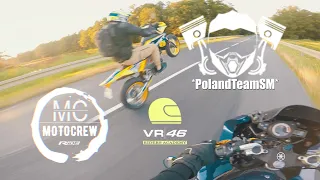 Yamaha TZR 50-Husqvarna 610 SM-Derbi GPR 125 Ride With *PolandTeam SM* (2019 - Poland) 4K