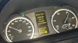 Viano 3.0cdi 0-100 km/h acceleration