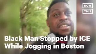 Black Jogger Stopped by ICE in Boston | NowThis