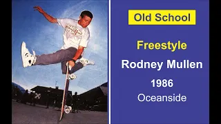 Campeonato de Freestyle  Oceanside 1986 - Rodney Mullen | Freestyle skateboard - Old school