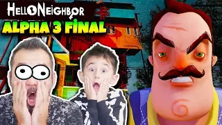 HELLO NEIGHBOR KAZIM USTANIN GİZLİ ÇATI KATI ODASI! | HELLO NEIGHBOR ALPHA 3 FİNAL