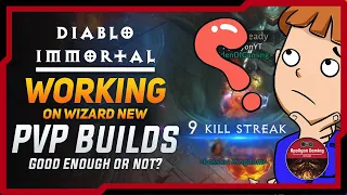 Working On Wizard New PVP Builds - Good Enough or Not? - Diablo Immortal