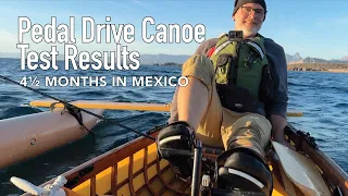 Pedal Drive Canoe Test Results