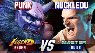 SF6 ▰ PUNK (Akuma) vs NUCKLEDU (Guile) ▰ High Level Gameplay