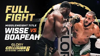 DOMINANCE! Donovan Wisse vs. Michael Boapeah (Middleweight Title Bout) - Full Fight