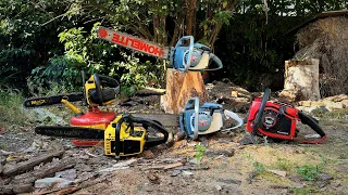 Vintage Chainsaw Haul - Will They Run??  Homelite XL-12 & 360 - McCulloch Pro 40 & Mac 140