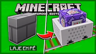 🔒 10 BLOCOS SECRETOS MINECRAFT BEDROCK EDITION (Mcpe, pe, windows 10, xbox, ps4, switch)