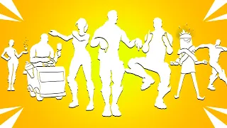 Top 25 Legendary Fortnite Dances With Best Music! (Pump Up The Jam, Lil' Treat, The Macarena, Socks)